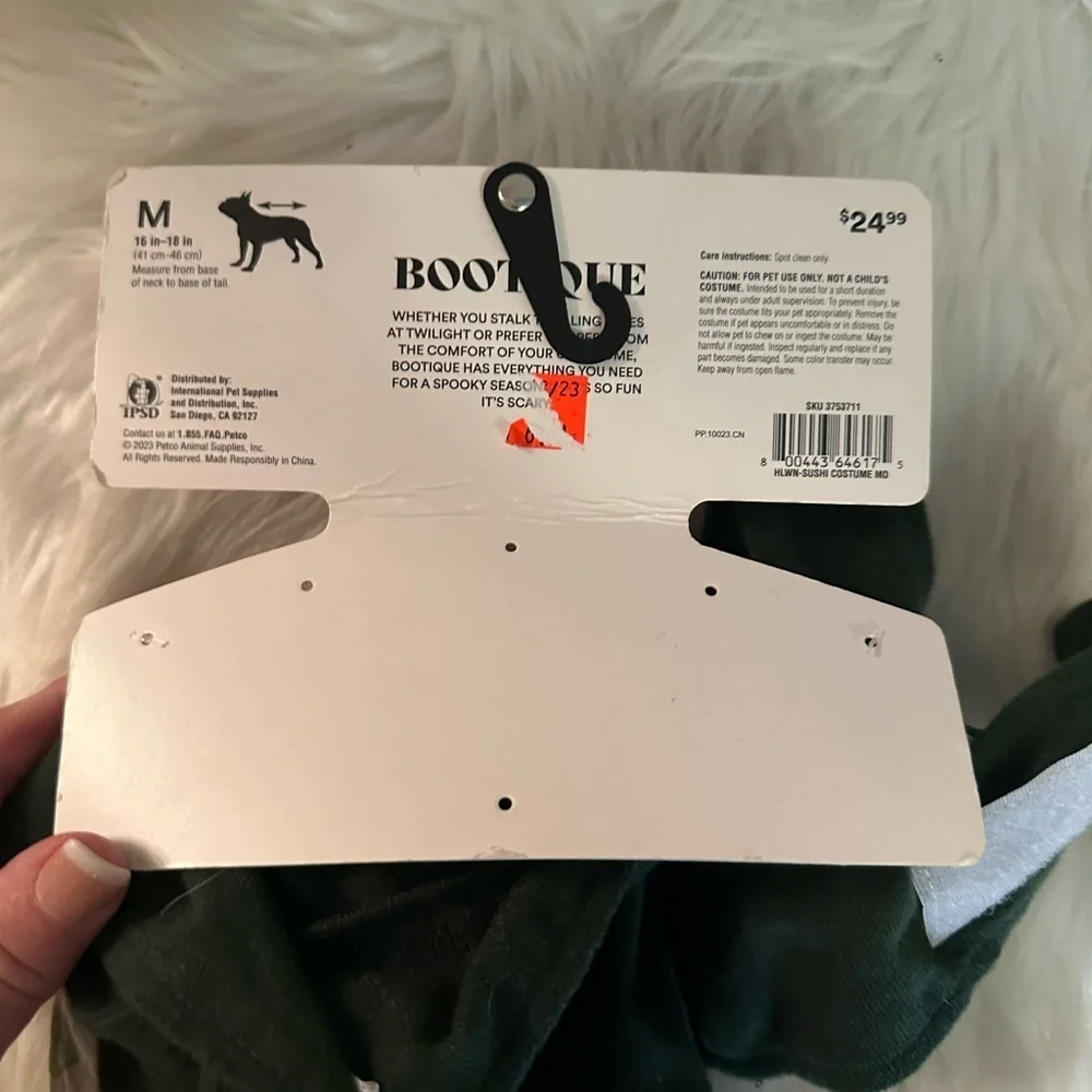 💙3/$20 Bootique Sushi Pet Costume with Purple and Green